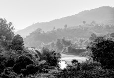 Landschaft in Chhattisgarh, Indien
