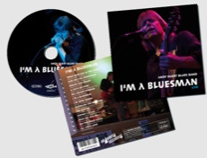 Gestaltung Musik-CD Andy Egert Blues Band
